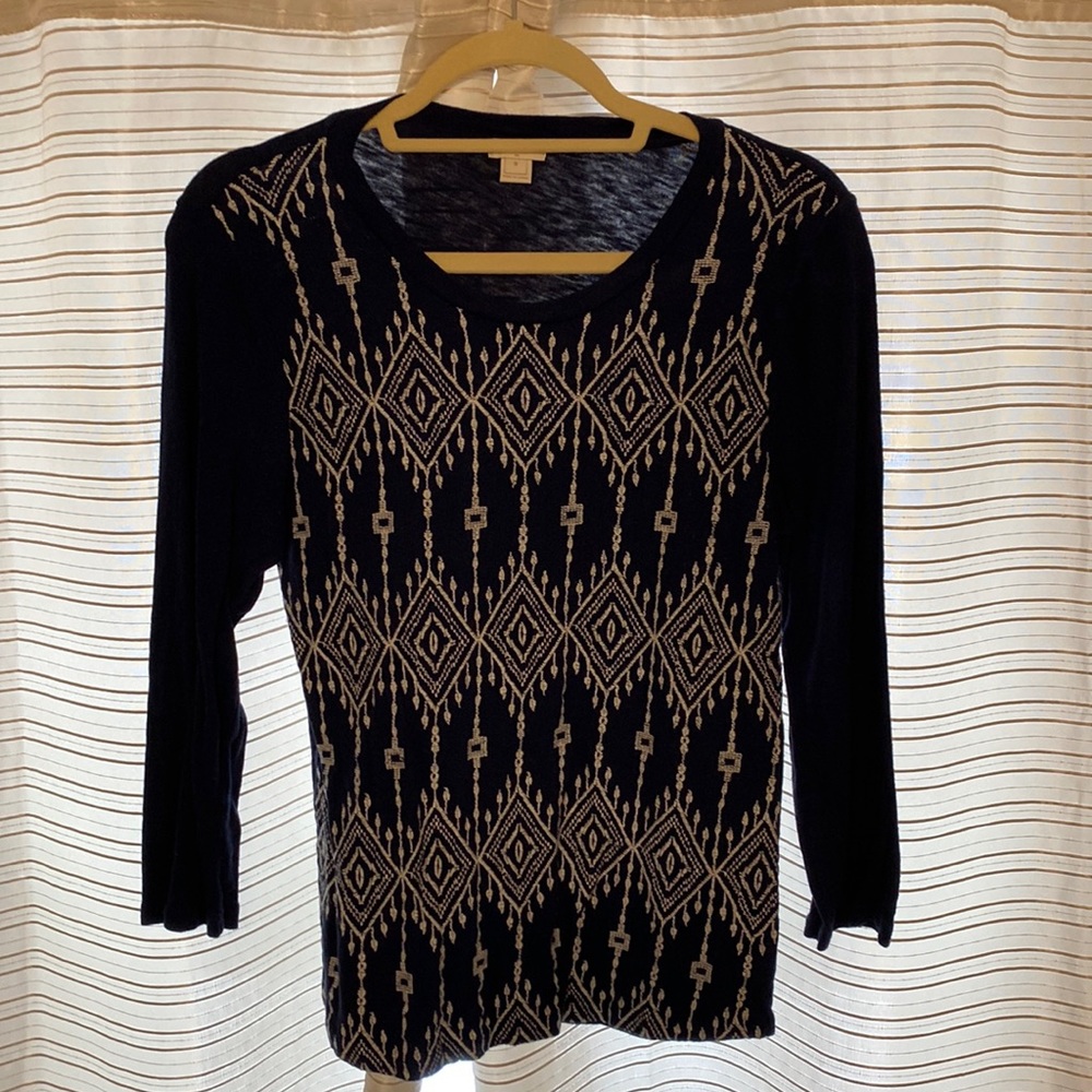 J Crew Embroidered Top